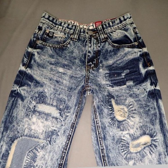 Switch Woman's Double Destressed Denim Jeans - Picture 2 of 3